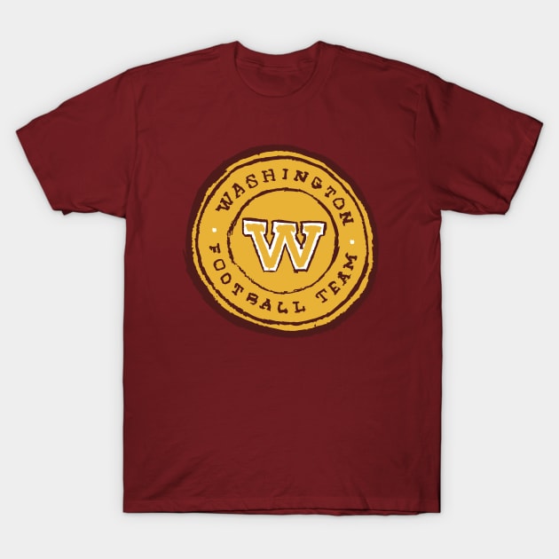 Washingtoooon Football Team 07 T-Shirt by Very Simple Graph